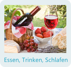 In Wöllstein essen, trinken und schlafen