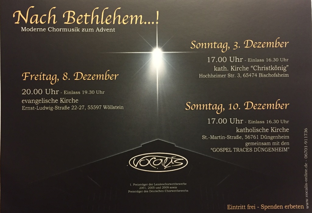 Nach Bethlehem …