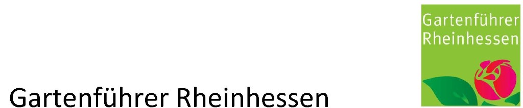 Offene Gärten der Gartenführer Rheinhessen