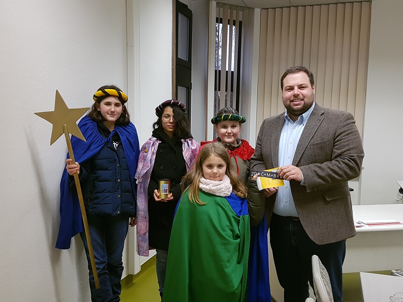 Sternsinger im Rathaus