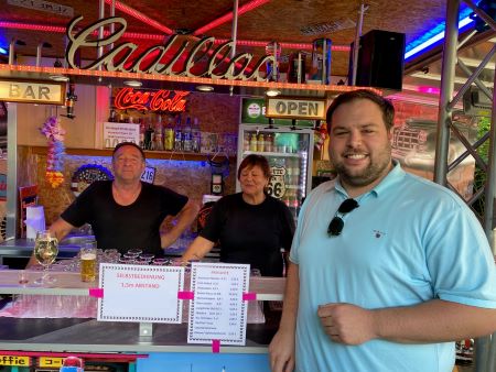 Eröffnung Biergarten in Wöllstein