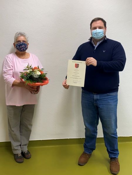 Doris Hartmann feierte 25jähriges Dienstjubiläum